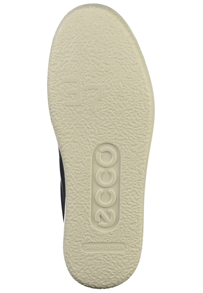 ecco Sneaker Leder Blau - surf4shoes