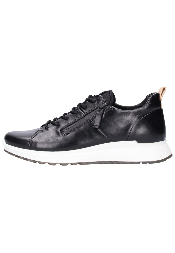 ecco Sneaker Leder Schwarz - surf4shoes