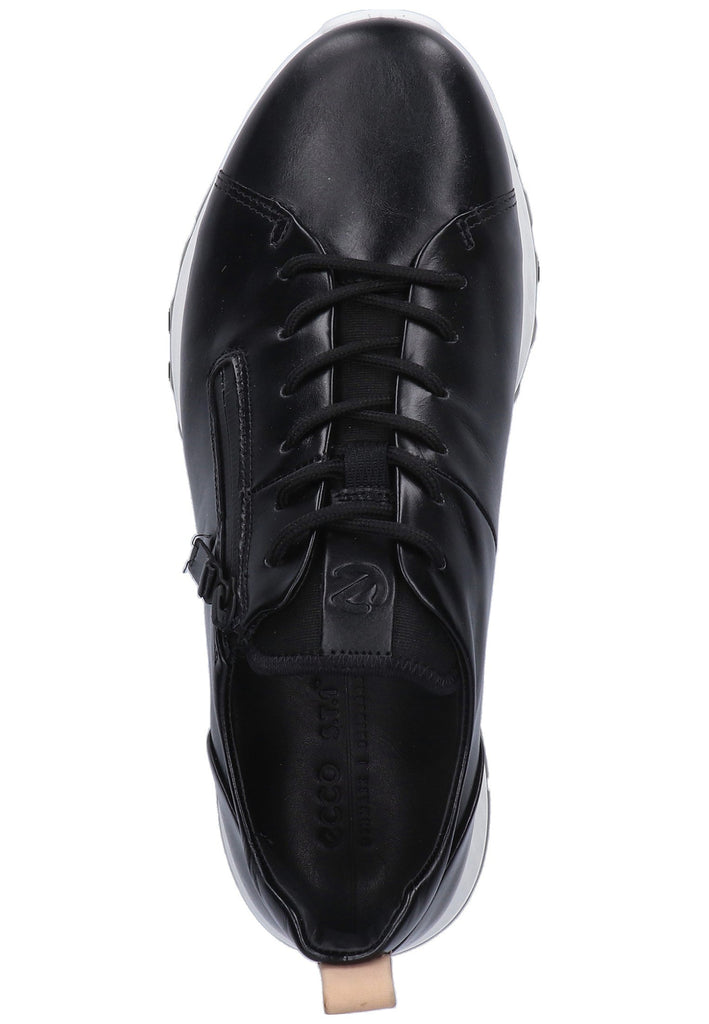 ecco Sneaker Leder Schwarz - surf4shoes