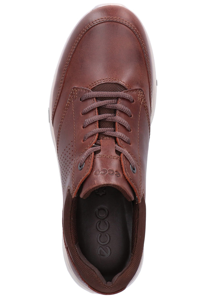 ecco Halbschuhe Leder/Textil Braun - surf4shoes