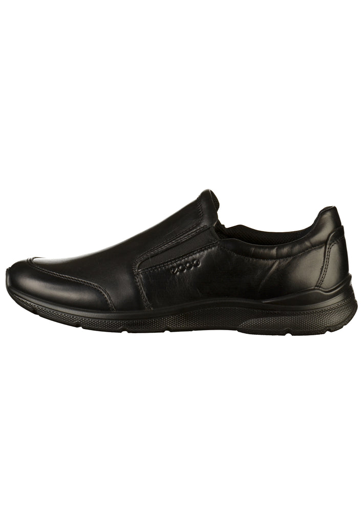 ecco Slipper Leder Schwarz - surf4shoes