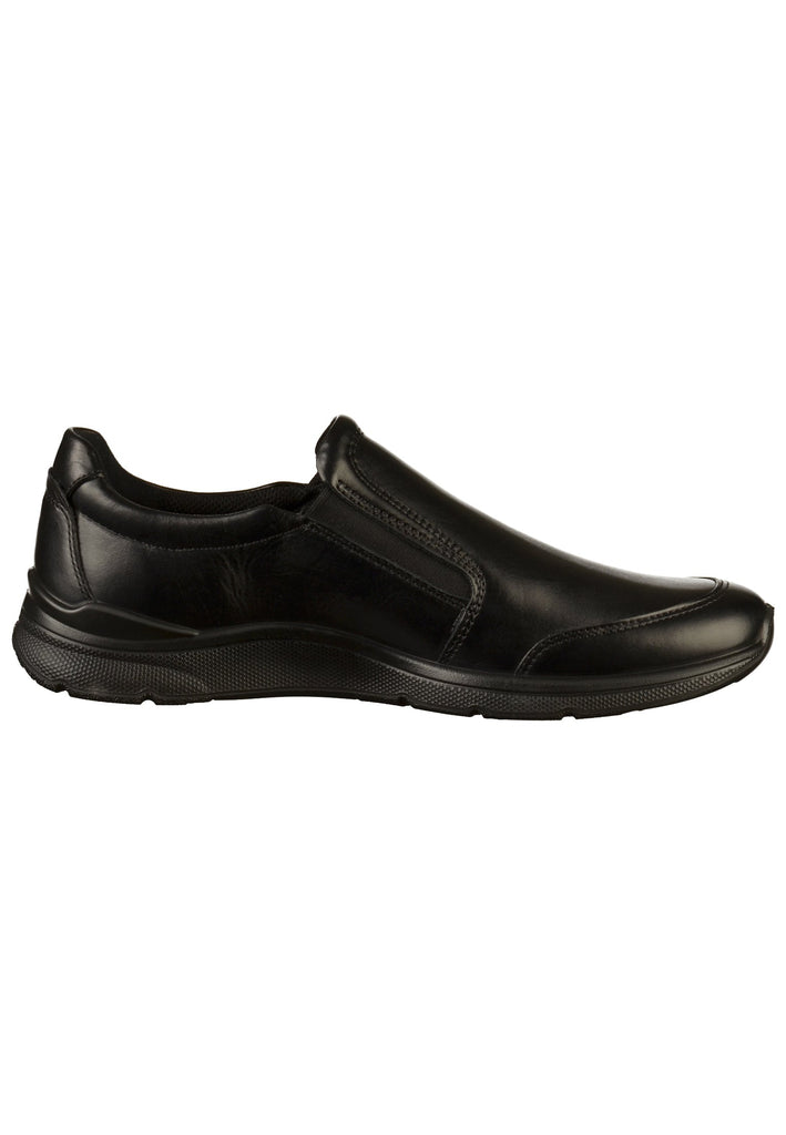 ecco Slipper Leder Schwarz - surf4shoes