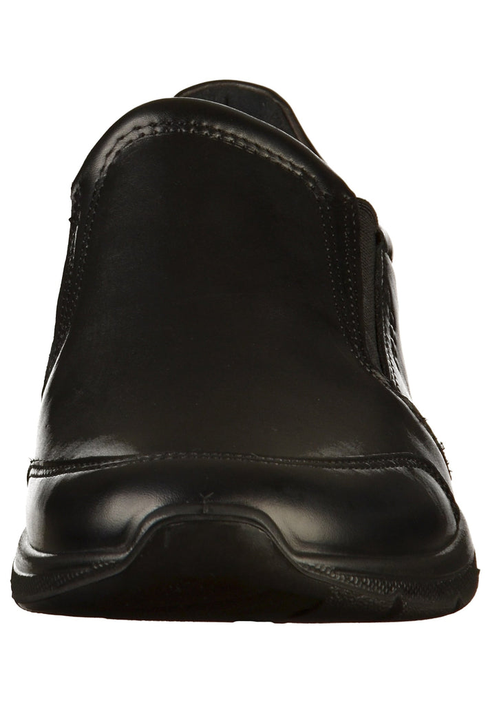 ecco Slipper Leder Schwarz - surf4shoes