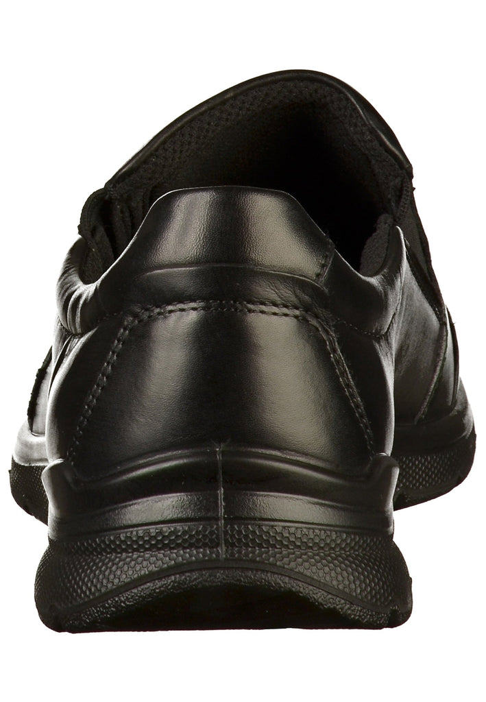ecco Slipper Leder Schwarz - surf4shoes