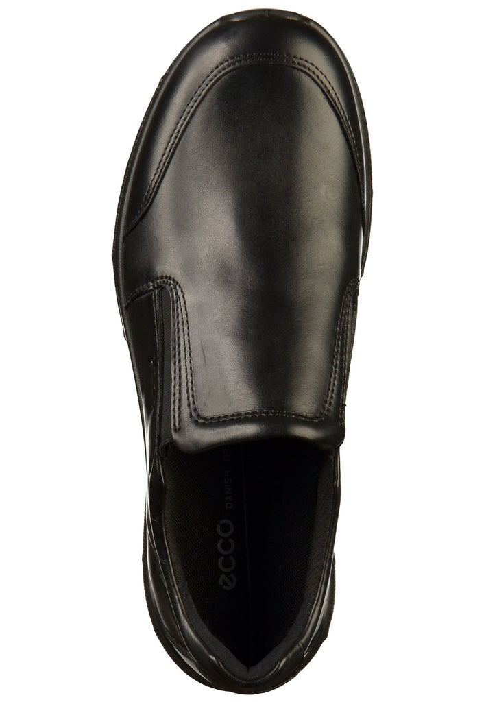 ecco Slipper Leder Schwarz - surf4shoes