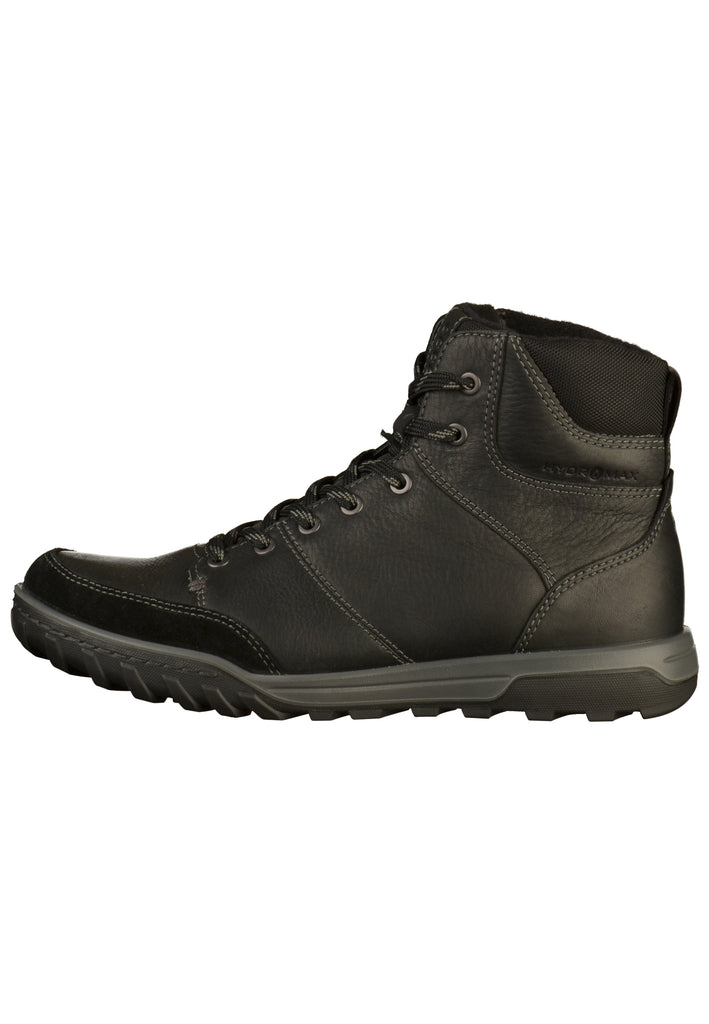 ecco Stiefelette Leder/Textil Schwarz - surf4shoes