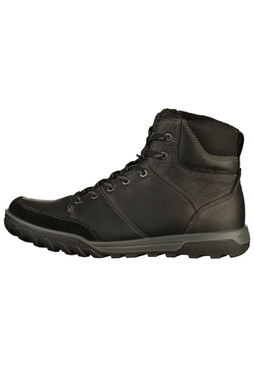 ecco Stiefelette Leder/Textil Schwarz - surf4shoes