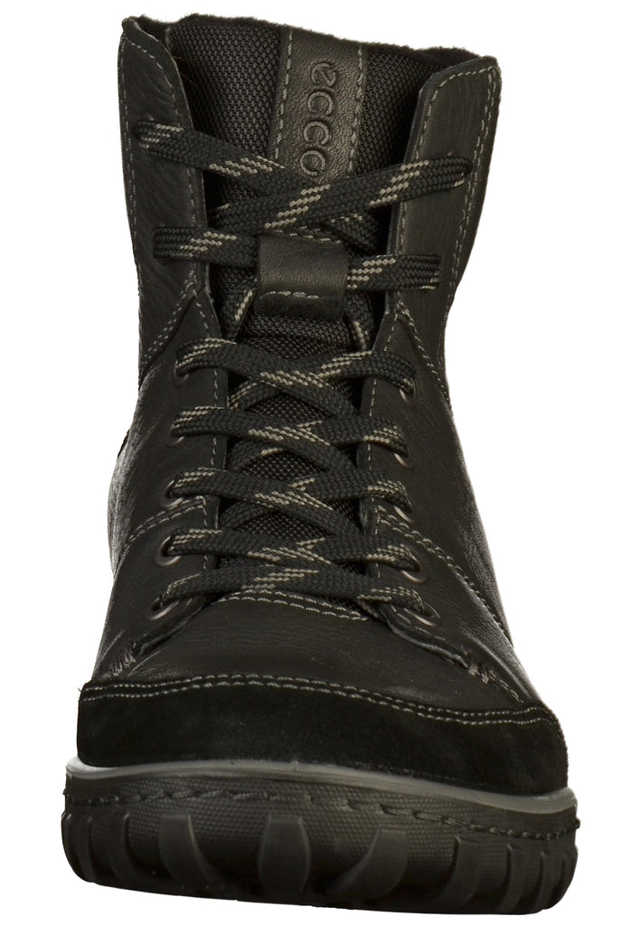 ecco Stiefelette Leder/Textil Schwarz - surf4shoes