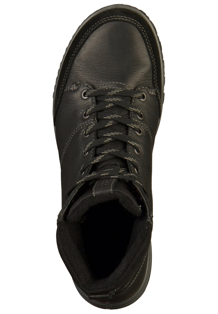 ecco Stiefelette Leder/Textil Schwarz - surf4shoes