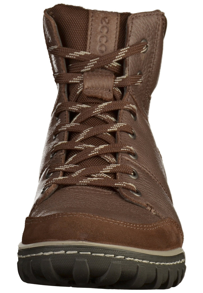 ecco Stiefelette Leder/Textil Dunkelbraun - surf4shoes