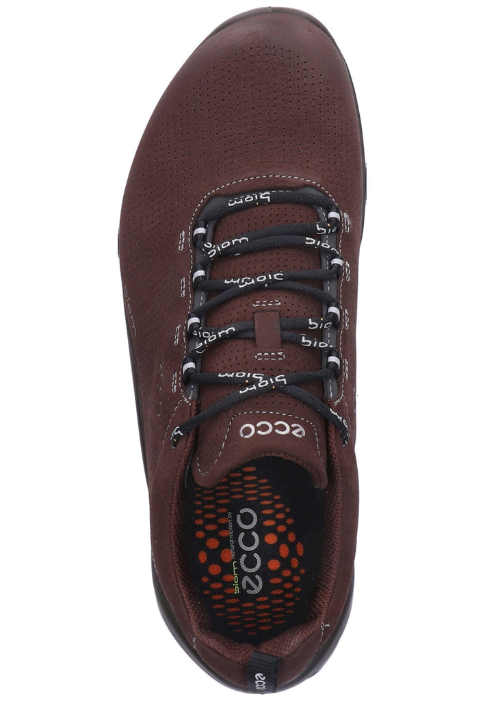 ecco Sneaker Leder Braun - surf4shoes