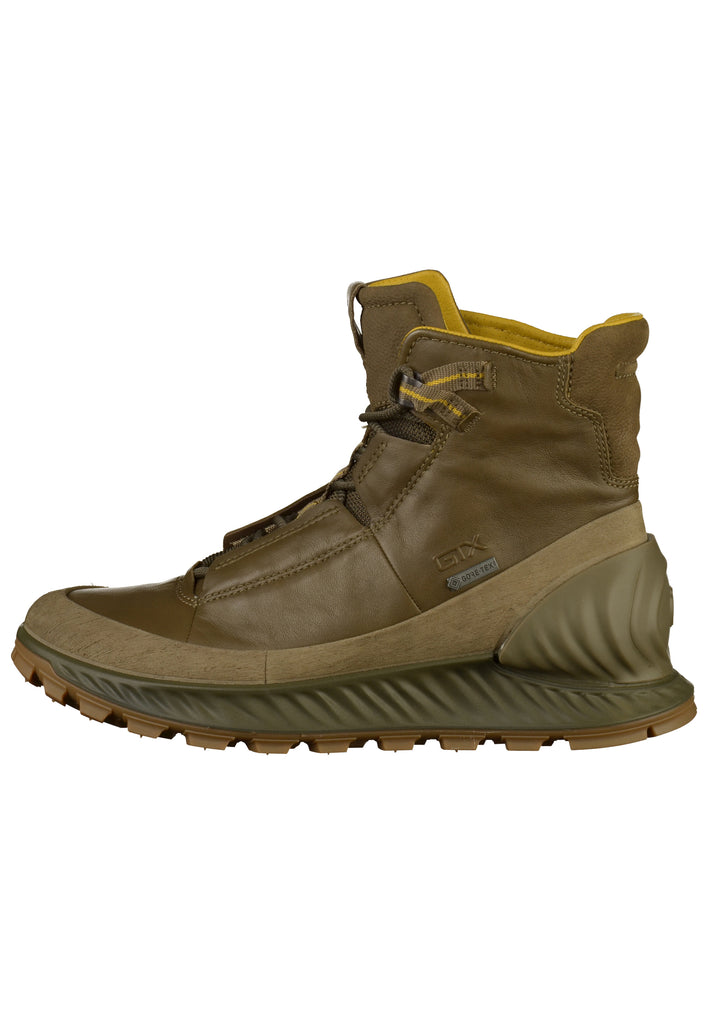 ecco Stiefelette Leder/Textil Oliv - surf4shoes
