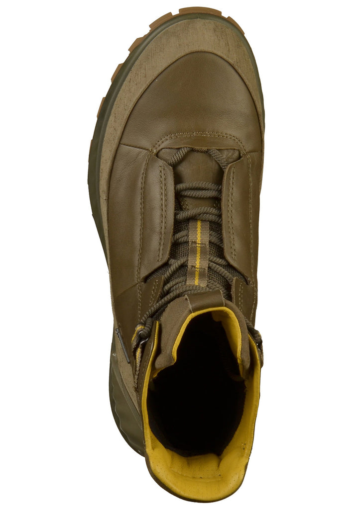 ecco Stiefelette Leder/Textil Oliv - surf4shoes