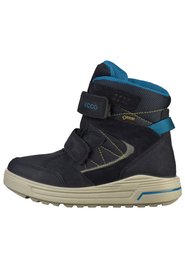 ecco Stiefelette Leder/Textil Blau - surf4shoes