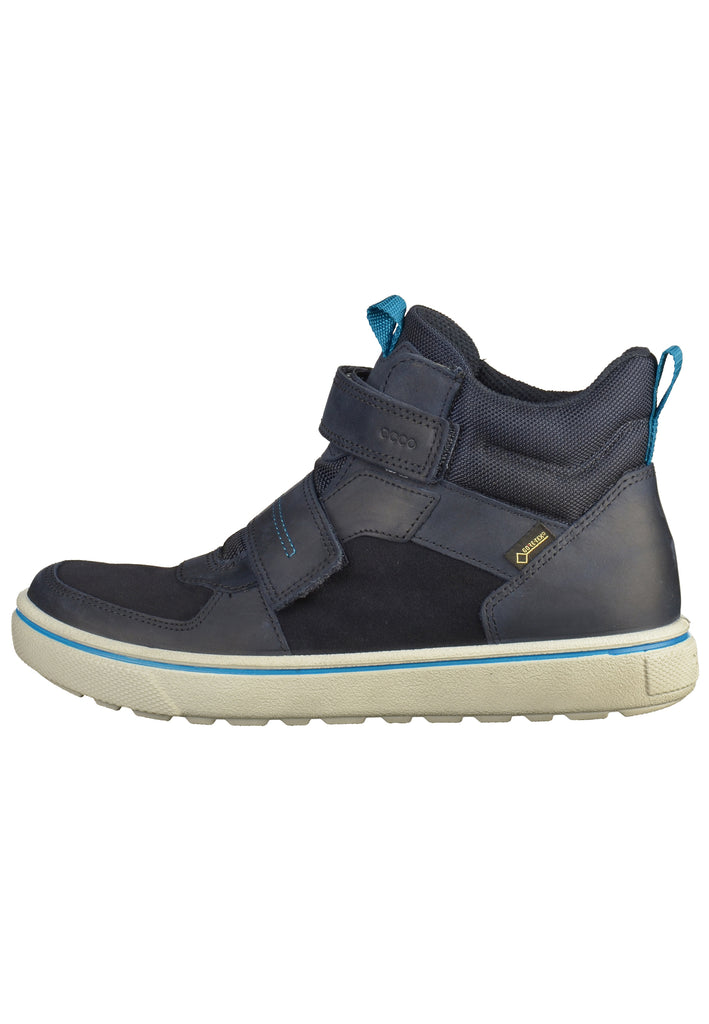 ecco Stiefelette Leder/Textil Dunkelblau - surf4shoes
