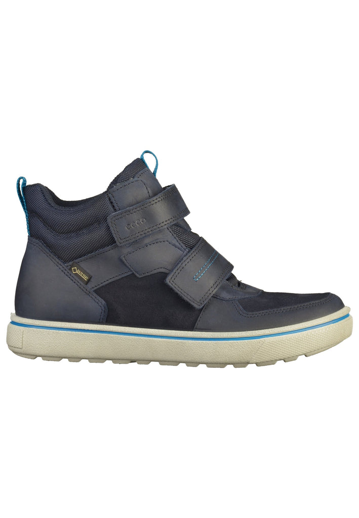 ecco Stiefelette Leder/Textil Dunkelblau - surf4shoes