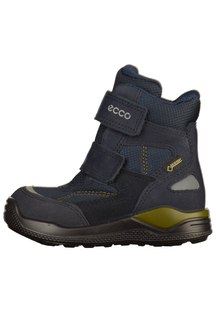 ecco Stiefel Leder/Textil Blau - surf4shoes