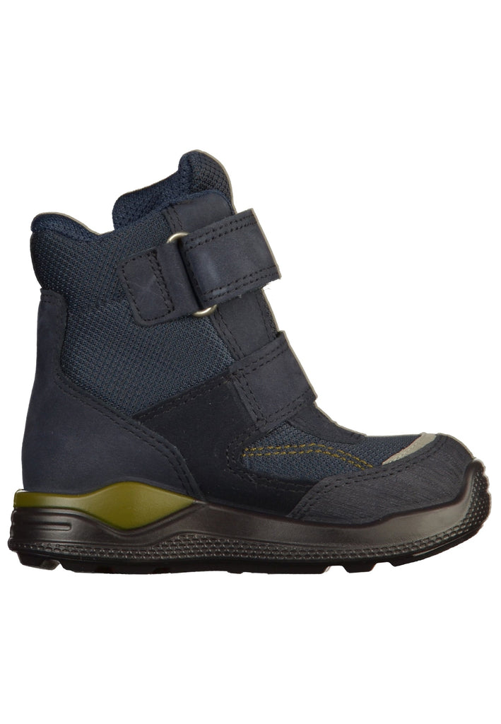 ecco Stiefel Leder/Textil Blau - surf4shoes