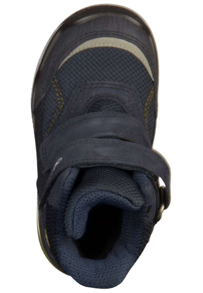 ecco Stiefel Leder/Textil Blau - surf4shoes