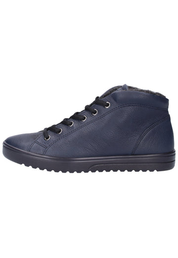 ecco Sneaker Leder Dunkelblau - surf4shoes