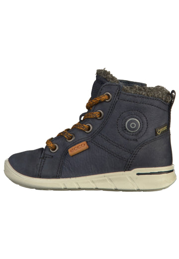 ecco Stiefelette Leder Navy - surf4shoes