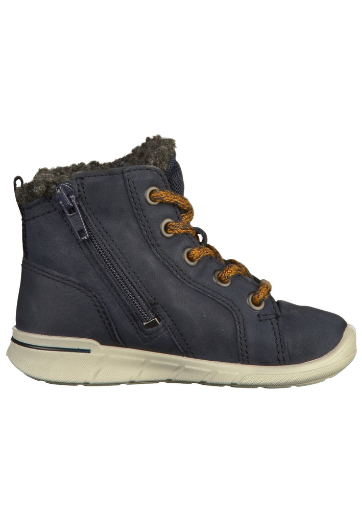 ecco Stiefelette Leder Navy - surf4shoes