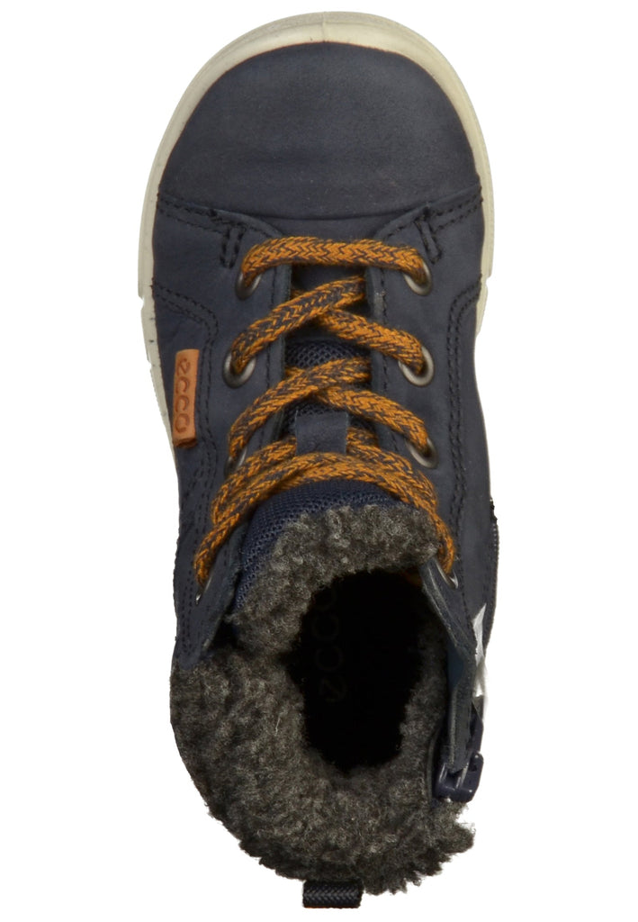 ecco Stiefelette Leder Navy - surf4shoes