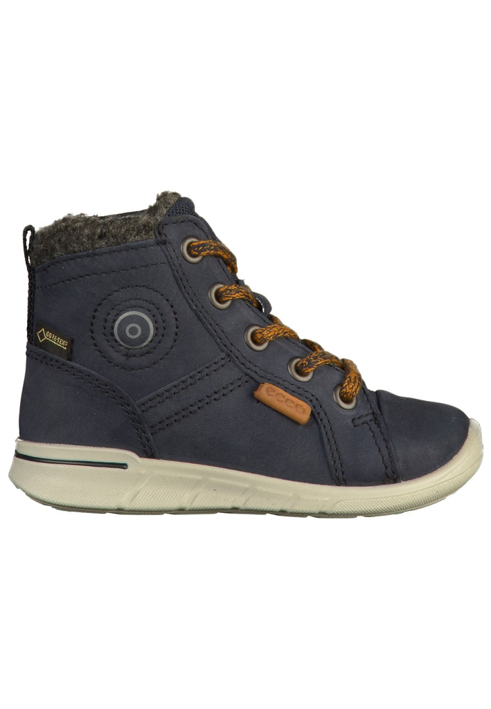 ecco Stiefelette Leder Navy - surf4shoes