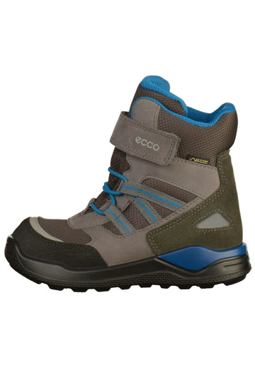 ecco Stiefel Leder/Textil Grau - surf4shoes