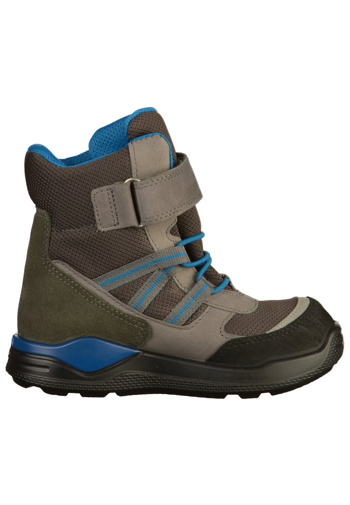 ecco Stiefel Leder/Textil Grau - surf4shoes