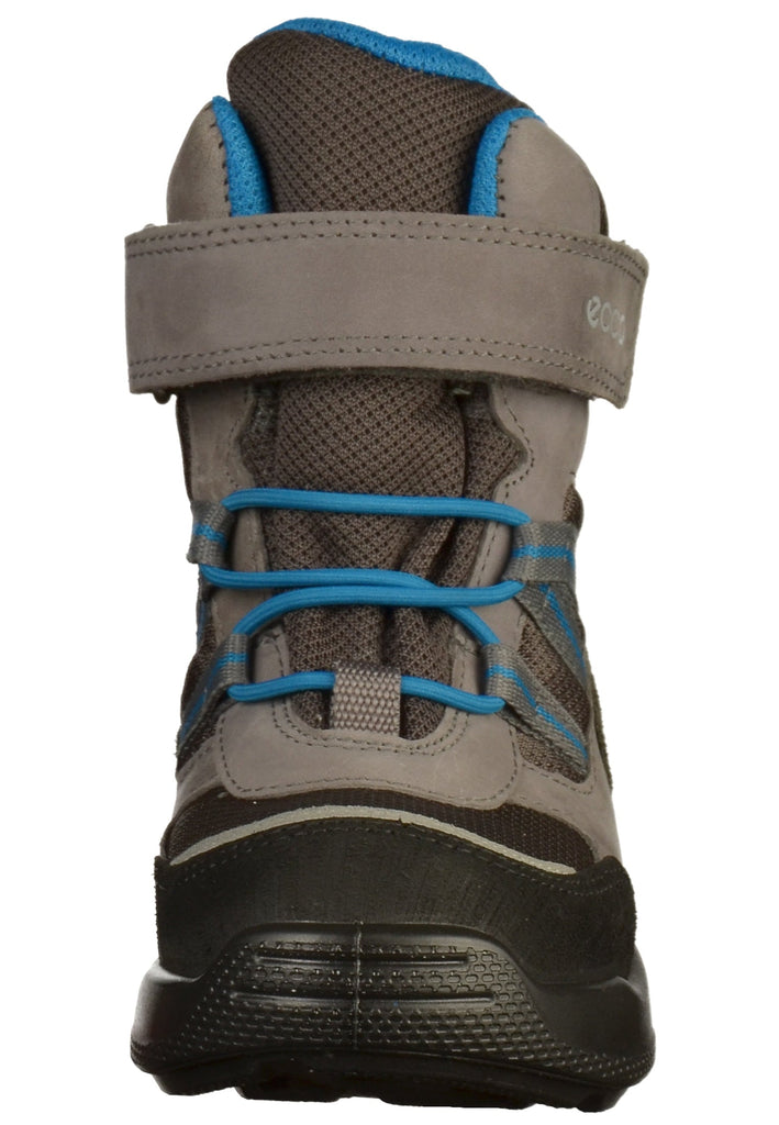 ecco Stiefel Leder/Textil Grau - surf4shoes