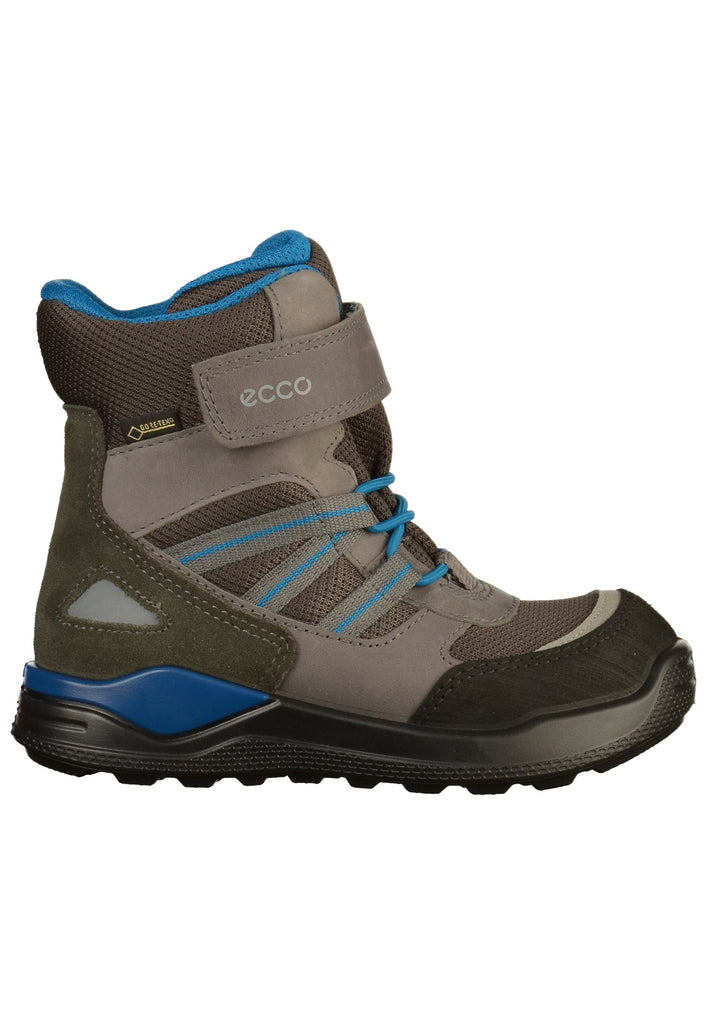 ecco Stiefel Leder/Textil Grau - surf4shoes