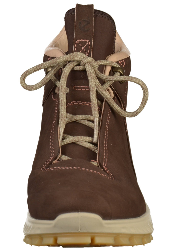 ecco Stiefelette Leder/Textil Braun - surf4shoes
