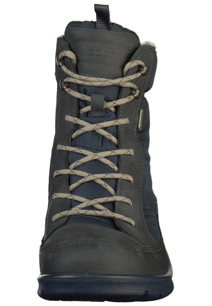 ecco Stiefelette Leder/Textil Blau - surf4shoes