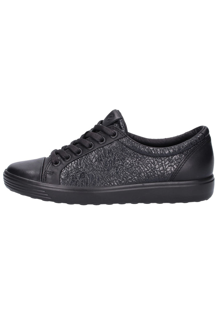 ecco Sneaker Leder Schwarz - surf4shoes