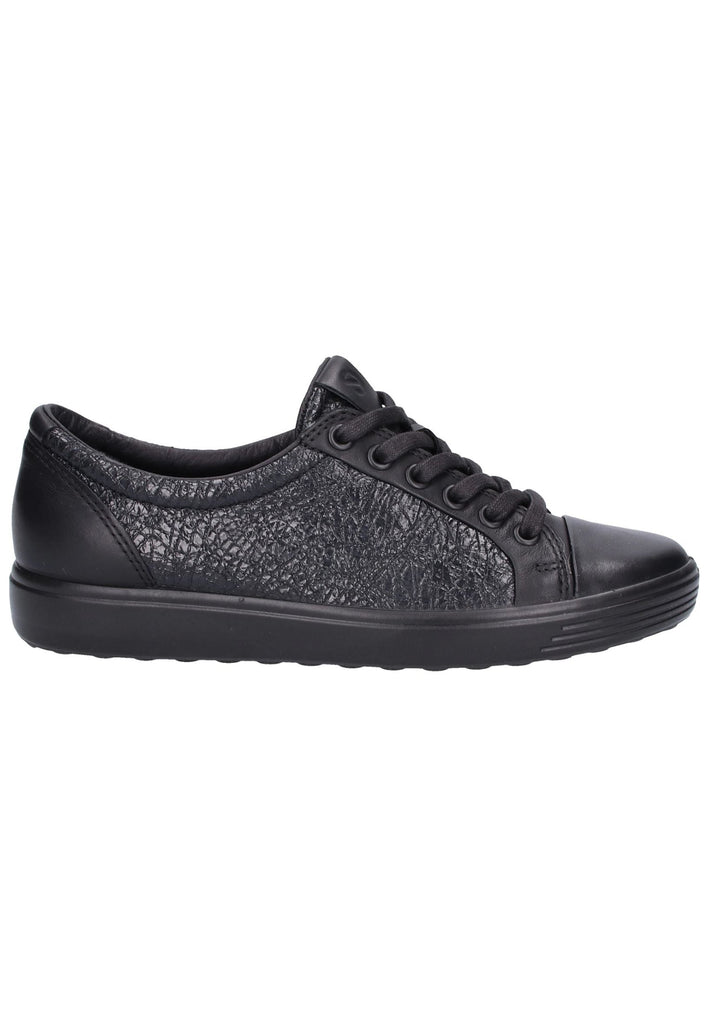 ecco Sneaker Leder Schwarz - surf4shoes