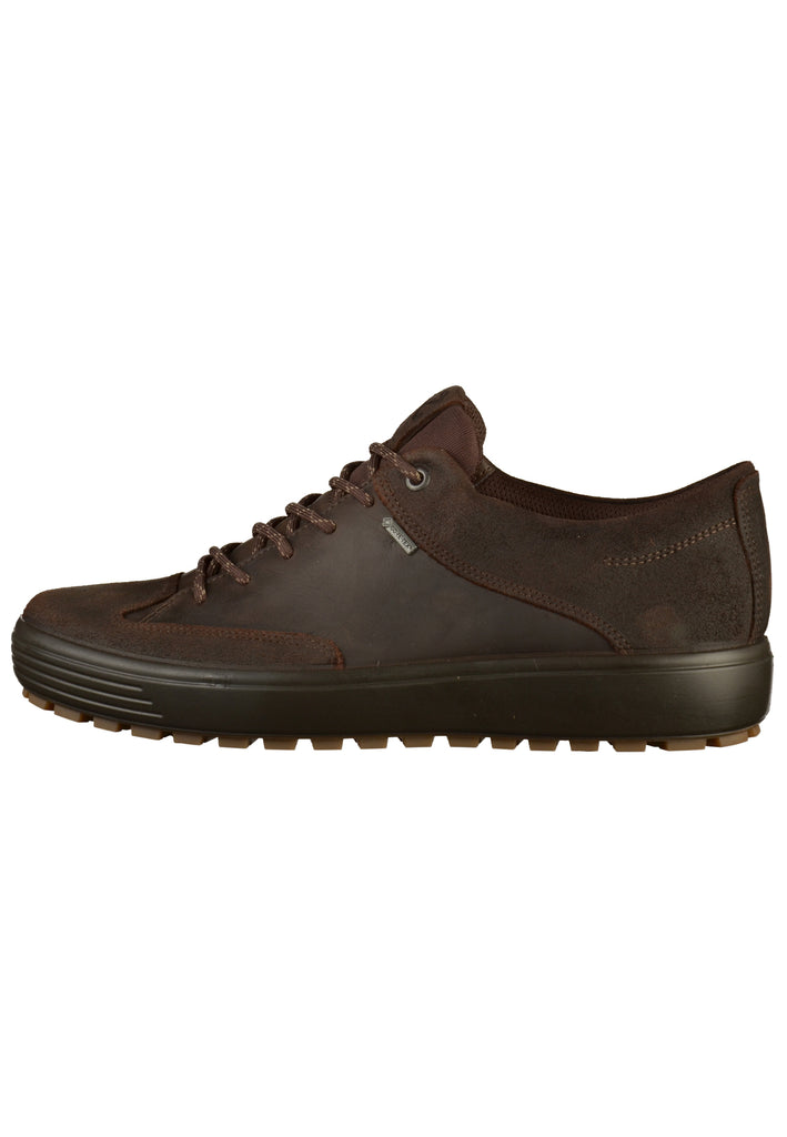 ecco Sneaker Leder Braun - surf4shoes