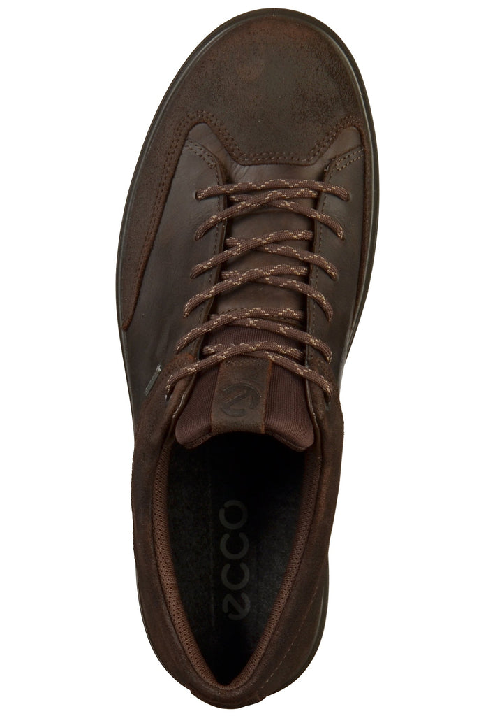 ecco Sneaker Leder Braun - surf4shoes