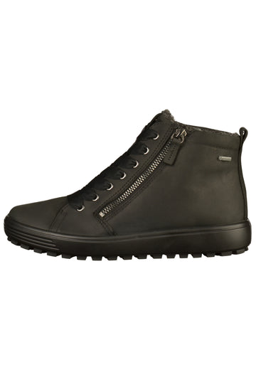 ecco Sneaker Leder Schwarz - surf4shoes