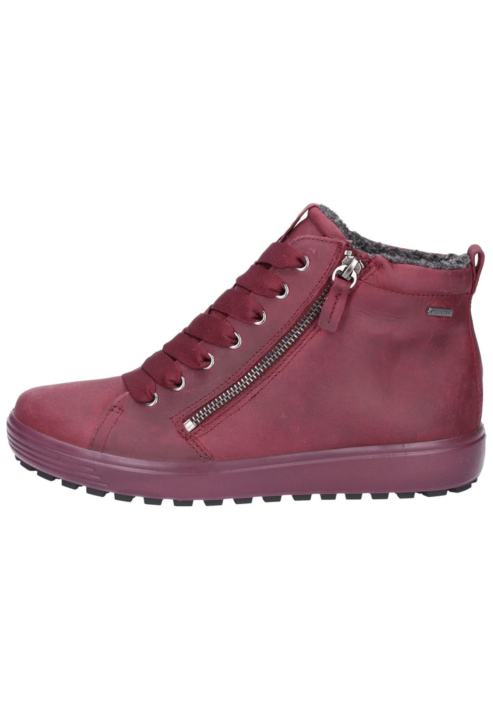 ecco Sneaker Leder Wine - surf4shoes