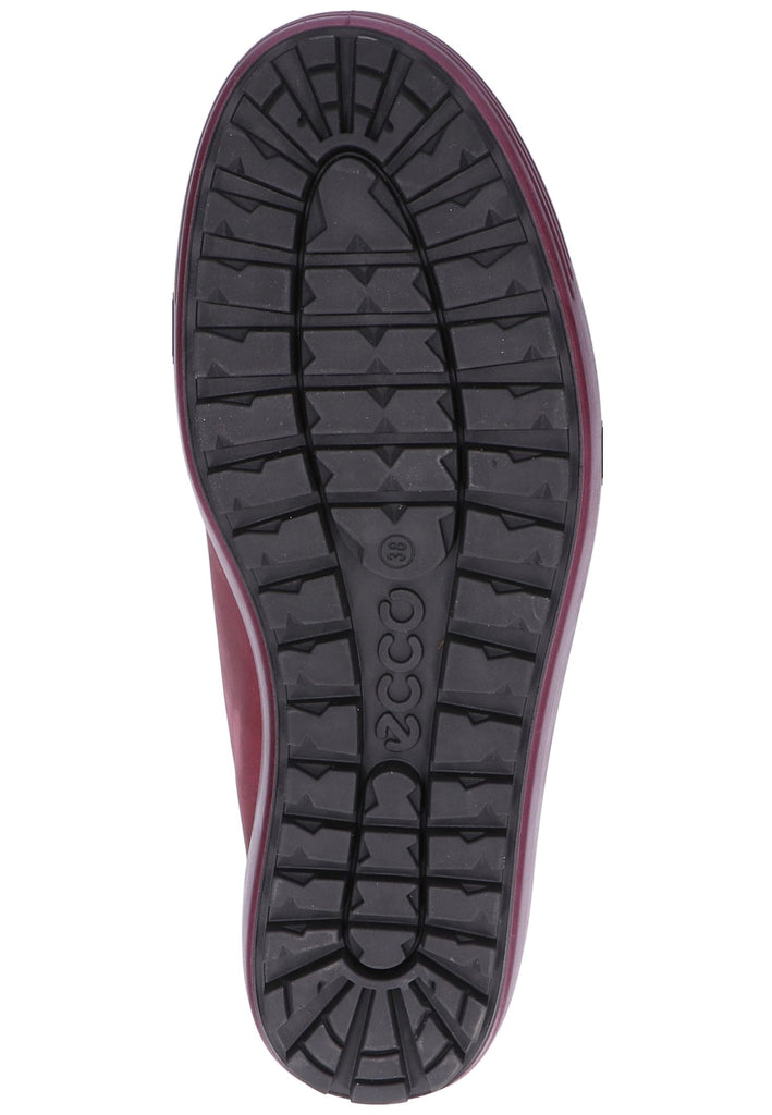ecco Sneaker Leder Wine - surf4shoes