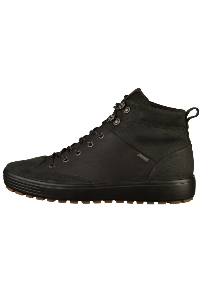 ecco Sneaker Leder Schwarz - surf4shoes
