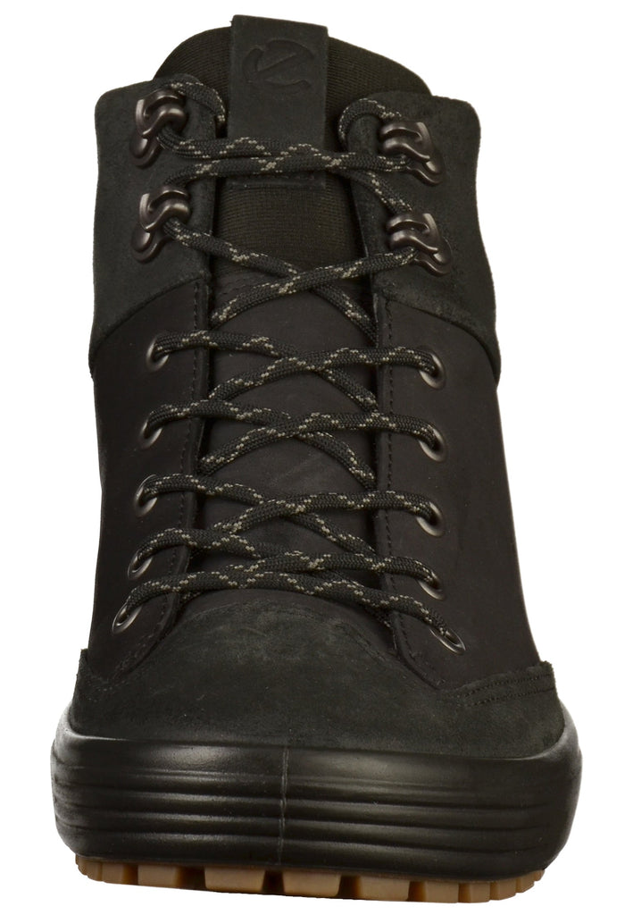 ecco Sneaker Leder Schwarz - surf4shoes