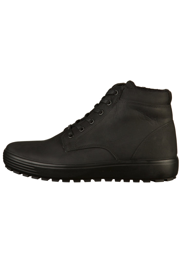 ecco Sneaker Leder Schwarz - surf4shoes
