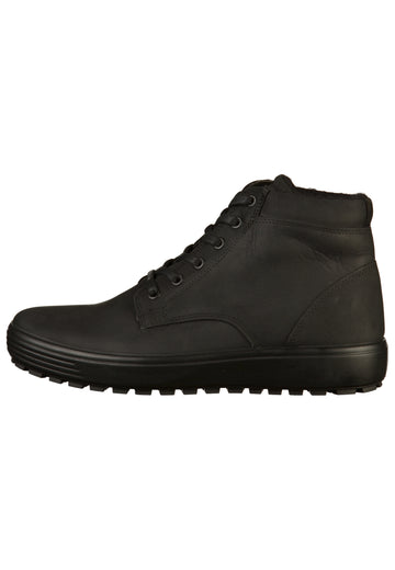 ecco Sneaker Leder Schwarz - surf4shoes