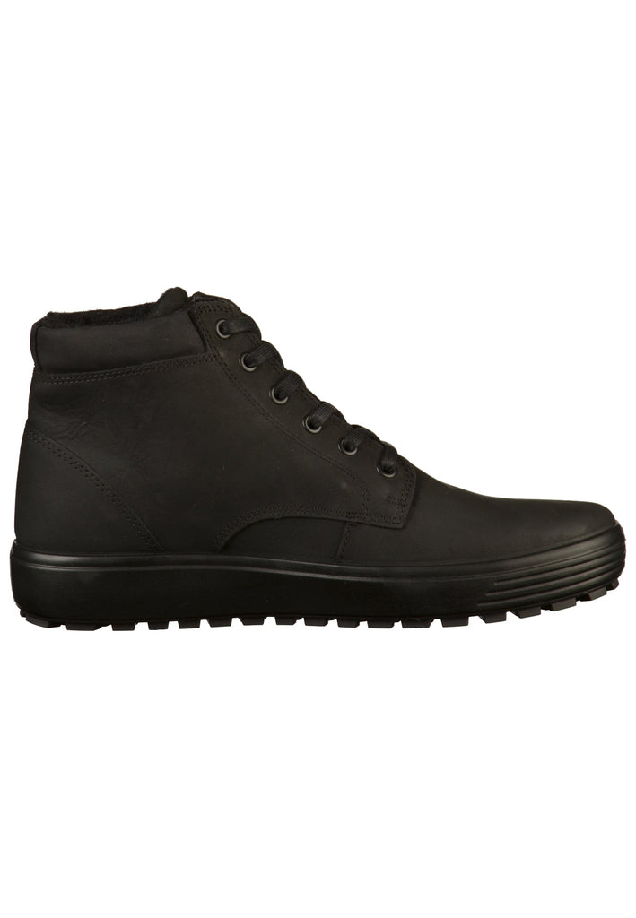 ecco Sneaker Leder Schwarz - surf4shoes