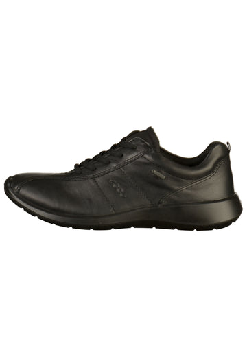 ecco Sneaker Leder Schwarz - surf4shoes