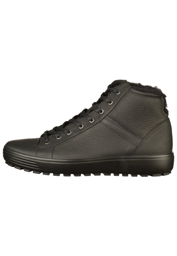 ecco Sneaker Leder Schwarz - surf4shoes