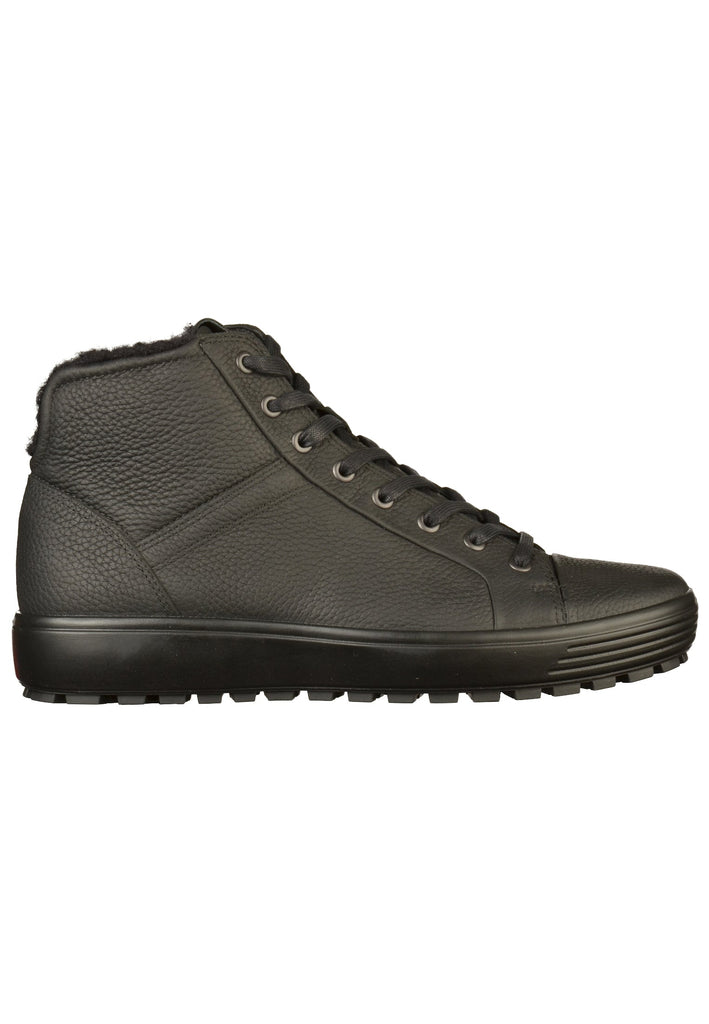 ecco Sneaker Leder Schwarz - surf4shoes