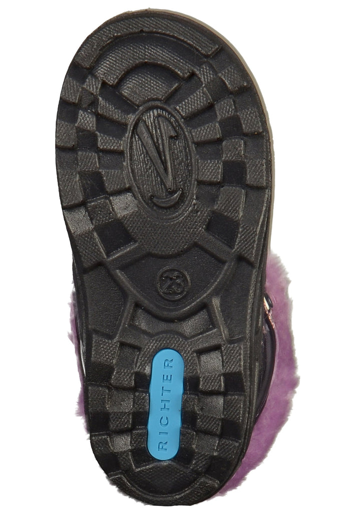 Richter Stiefel Lederimitat/Textil Blau - surf4shoes